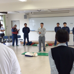心肺蘇生法・AED研修会を実施しました